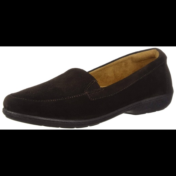 natural soul kacy black suede